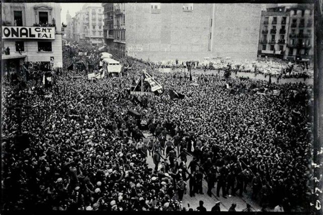 Multitudinario entierro en Barcelona del sindicalista leonés.