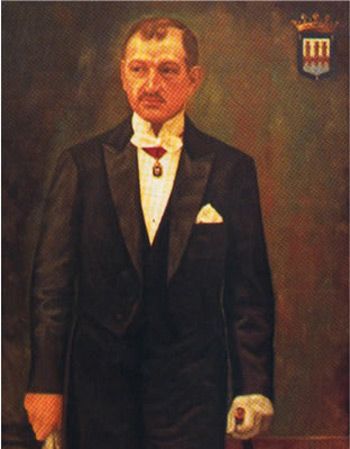 Emilio Francés Ortiz de Elguea, gobernador civil de León en 1936, en un retrato.