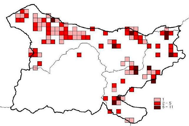 Este mapa representa los lugares donde se han registrado daños al ganado.