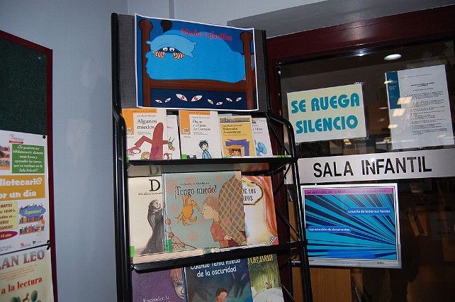Sala de infantil de la Biblioteca Pública de León. 