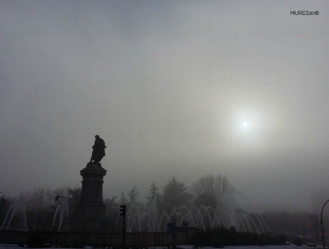 Guzmán bajo la niebla. Foto: Jose Manuel Mures. 