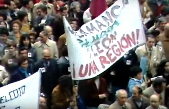 Manifestación León Solo 1984 Vídeo Autonomía de León