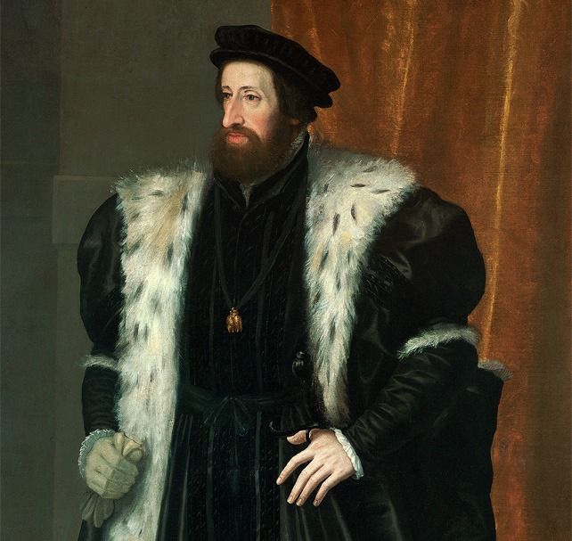 Fernando I, ya como emperador Sacro-Germánico tras Carlos V. // Hans Bocksberger el viejo.