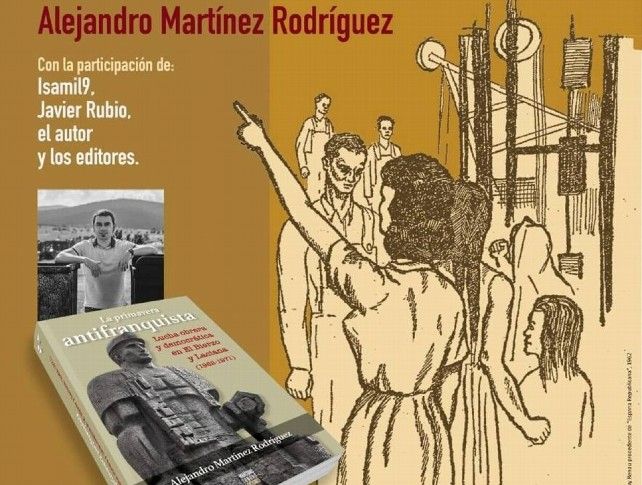 Detalle del libro 'La primavera antifranquista' de Alejandro Martínez. 
