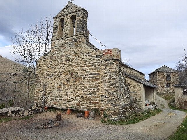 Iglesia de Carracedo de Compludo en la actualidad. 