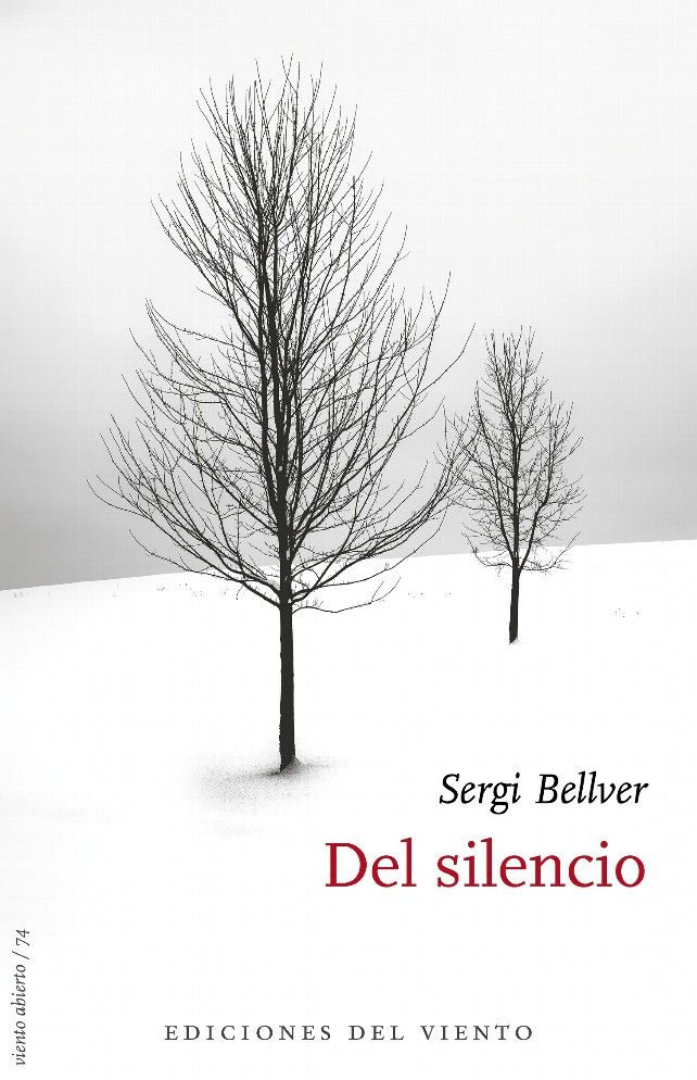 Portada de la novela 'Del silencio', de Sergi Bellver. 